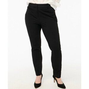 J. CREW Women's EUC Ruby Full-Length Stretch Twill Pant in Black |‎ Size 18